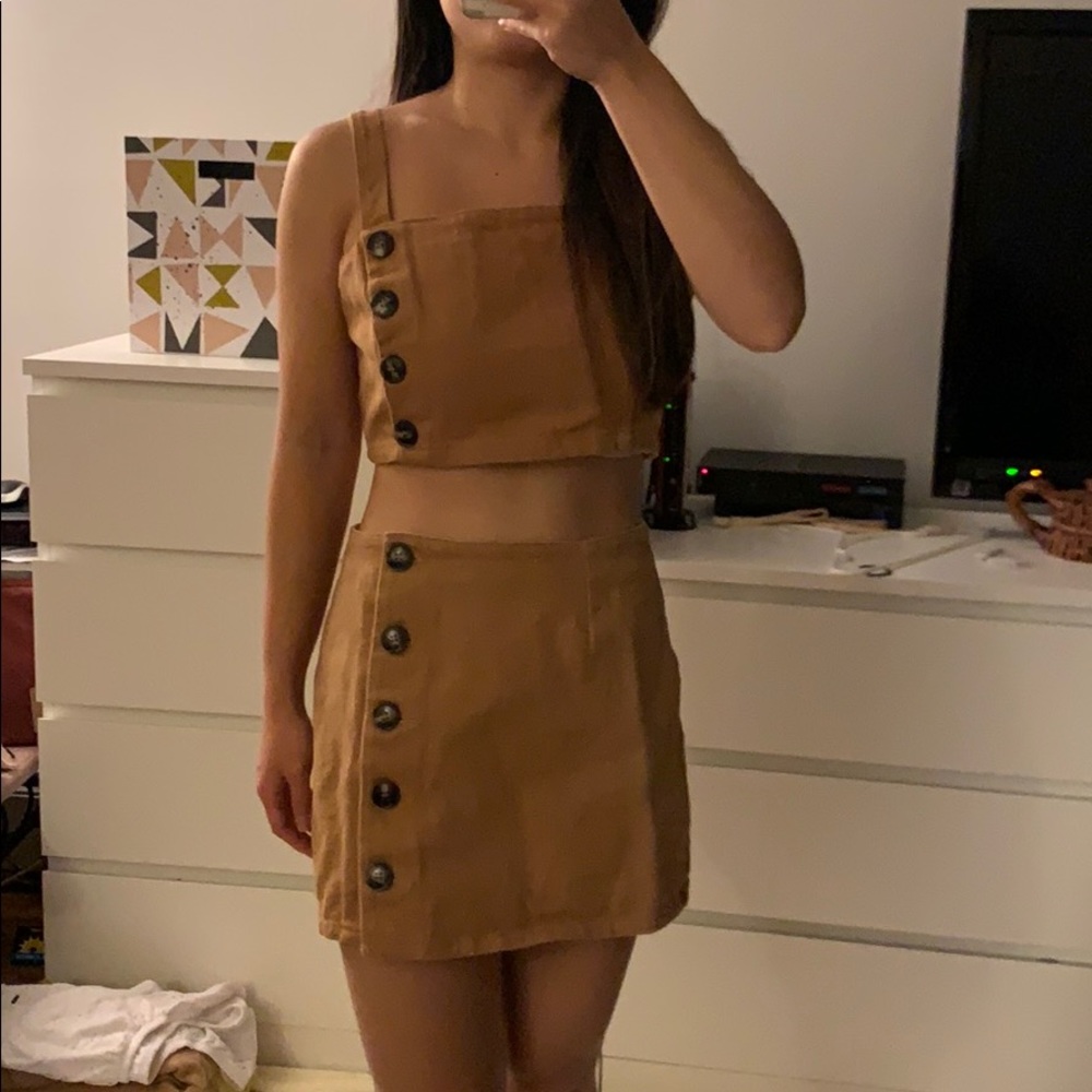 Pacsun crop top set